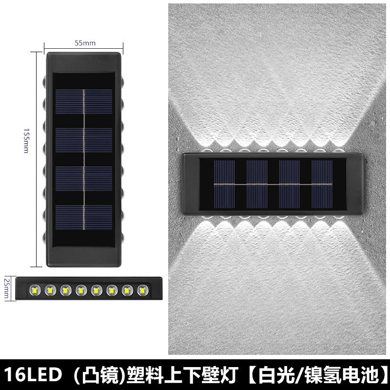 Solar Outdoor Wall Light for Home Garden Decoration