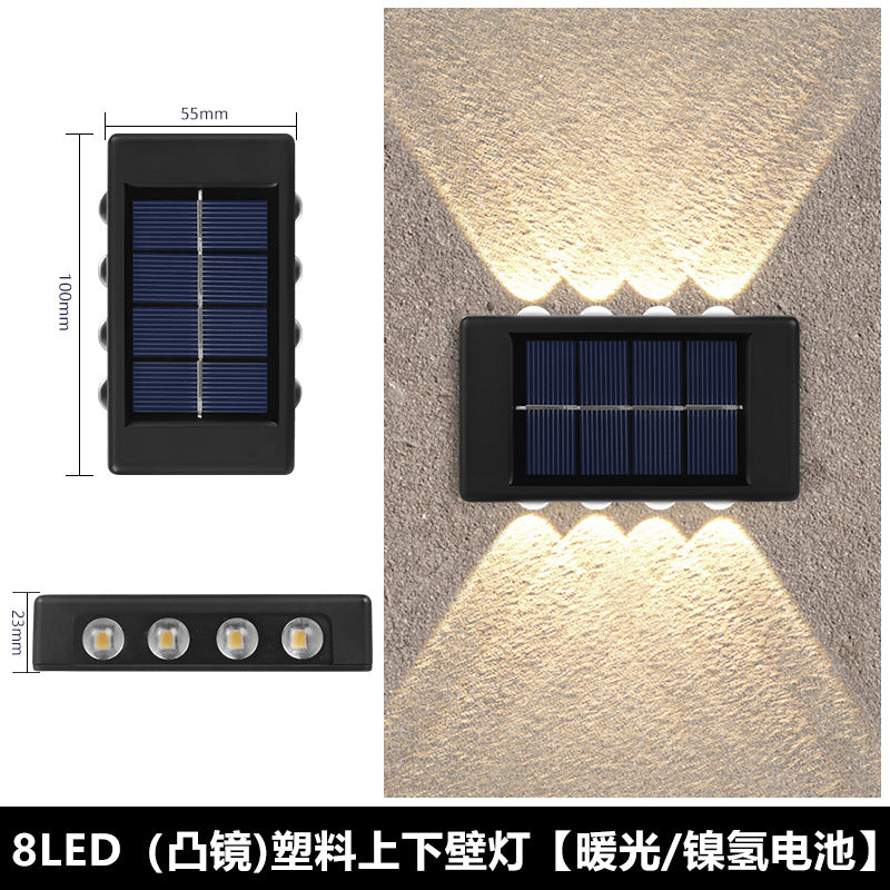 Solar Outdoor Wall Light for Home Garden Decoration